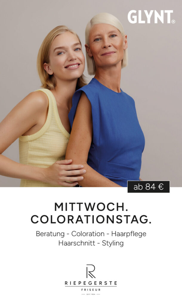 Poster Colorationstag Mittwochs Riepegerste Friseur